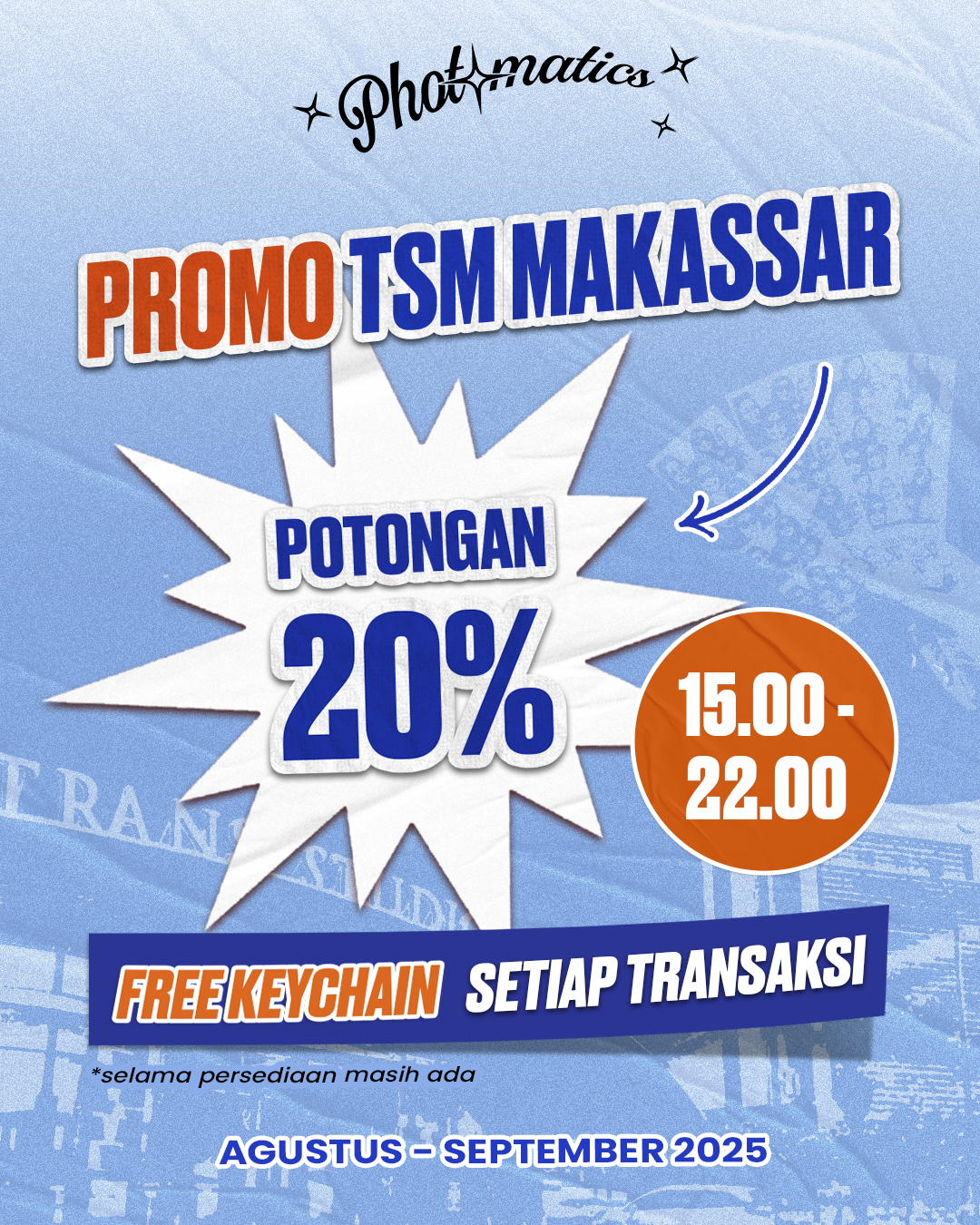 FREE KEYCHAIN + 20% TSM MAKASSAR